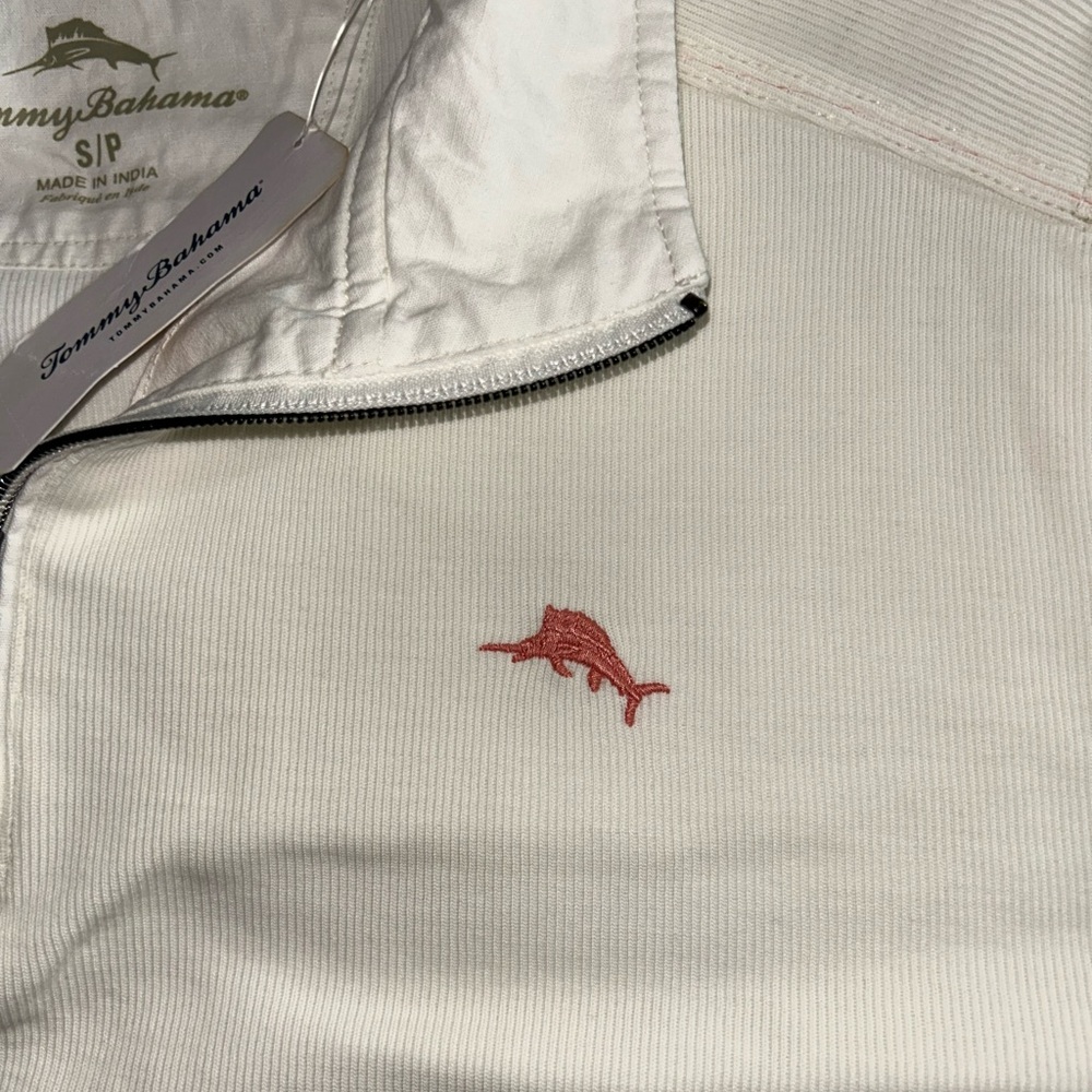 Tommy Bahama quarter zip sweater - Picture 6 of 11